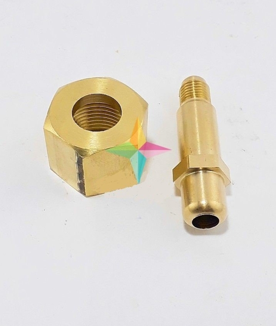 Đầu chuyển đổi bình khí oxy, nito  sang đồng hồ ( đầu ra bình oxy)