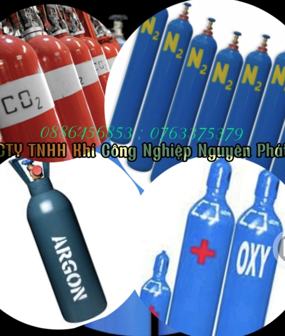 Bình oxy giá rẻ, Đổi khí oxy, Nạp khí oxy, Bình khí công nghiệp giá rẻ Tphcm